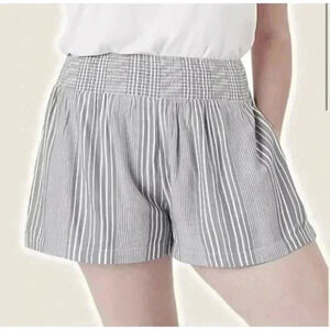 American Eagle Smocked Striped Casual Shorts Size S